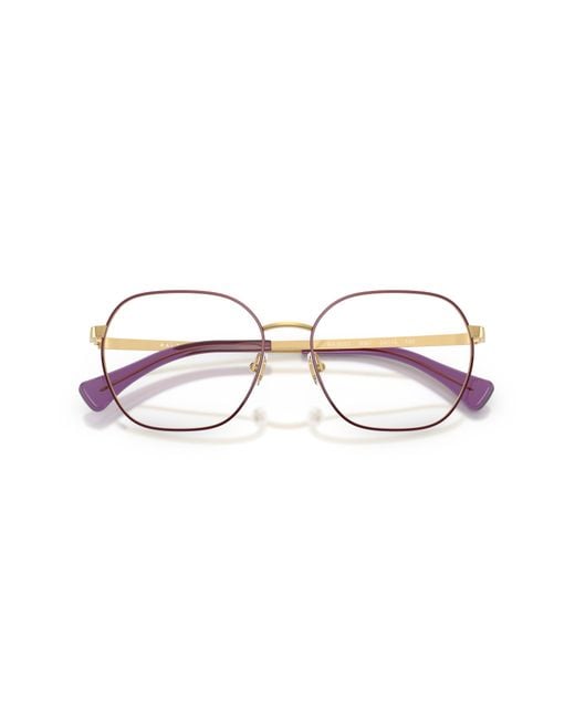 Ralph Lauren Black Ra6051 9367 Optical Frames Metal Geometric Normal
