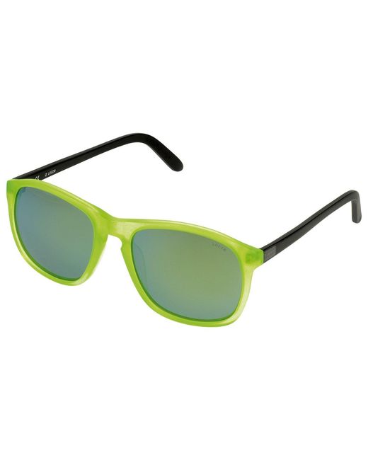 Lozza Green Sl1845V Cooper Xa2V Sunglasses Acetate Squared Shaded for men