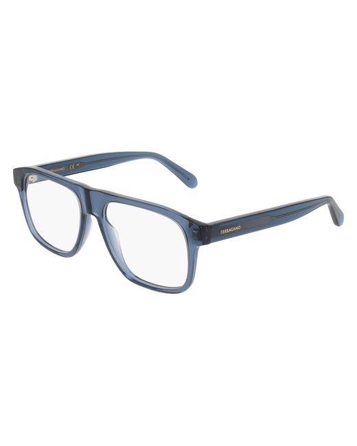 Ferragamo Black Sf3063 438 Optical Frames Acetate Squared Normal for men