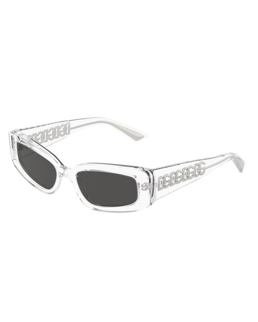 Dolce & Gabbana Black Dg4445 313387 Sunglasses Acetate Cat Eye Normal