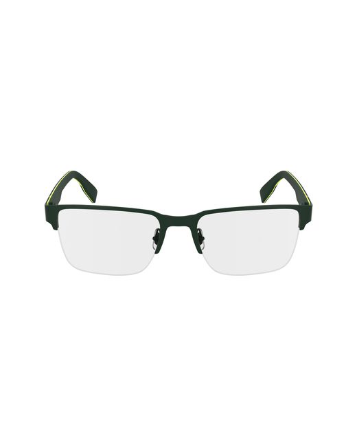 Lacoste Black L2305 301 Optical Frames Metal Squared Normal for men
