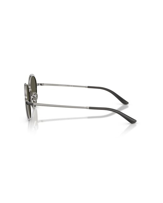 Emporio Armani Black Ea2177 300187 Sunglasses Metal Geometric Normal