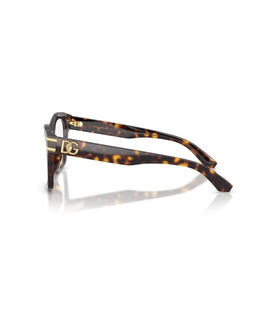 Dolce & Gabbana Black Dg3419 502 Optical Frames Acetate Squared Normal