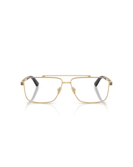Versace Black Ve1315 1436 Optical Frames Metal Transparent Squared Normal for men