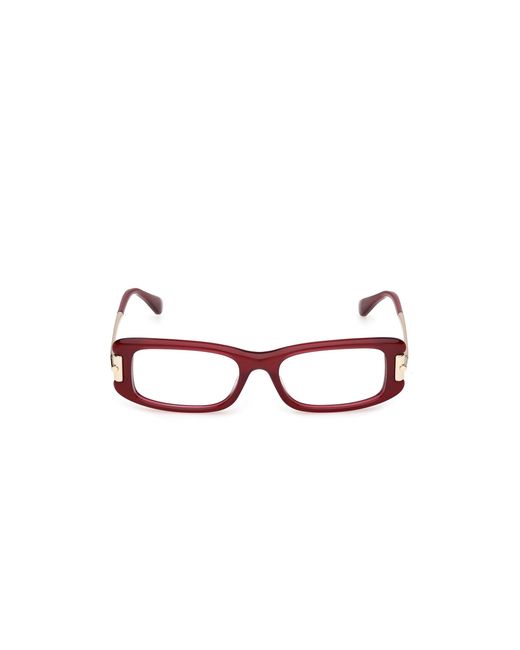 Max Mara Black Mm5224 069 Optical Frames Acetate Squared Normal