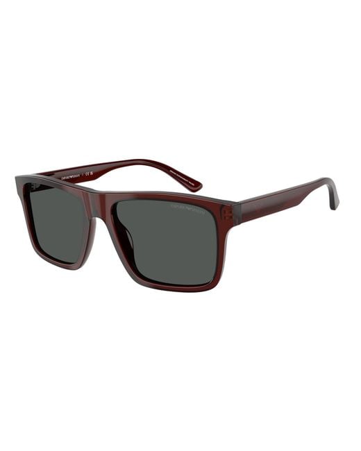 Emporio Armani Black Ea4232 617487 Sunglasses Acetate Squared Normal for men