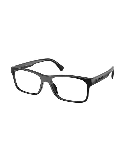 Polo Ralph Lauren Black Ph2301U 5001 Optical Frames Injected Transparent Squared Normal for men