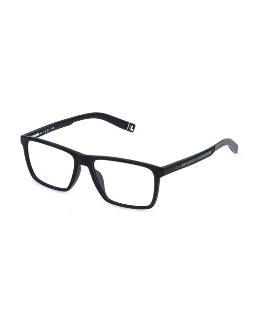 Fila Black Vfia89 0U28 Optical Frames Injected Squared for men