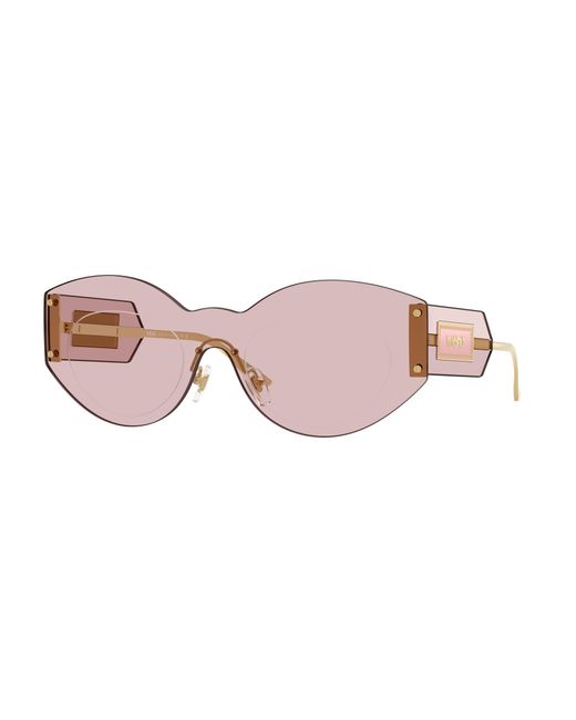 Versace Black Ve2276 1002/5 Sunglasses Metal Geometric Normal