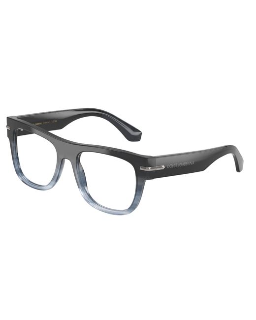 Dolce & Gabbana Black Dg3407 3485 Optical Frames Acetate Transparent Squared Normal for men