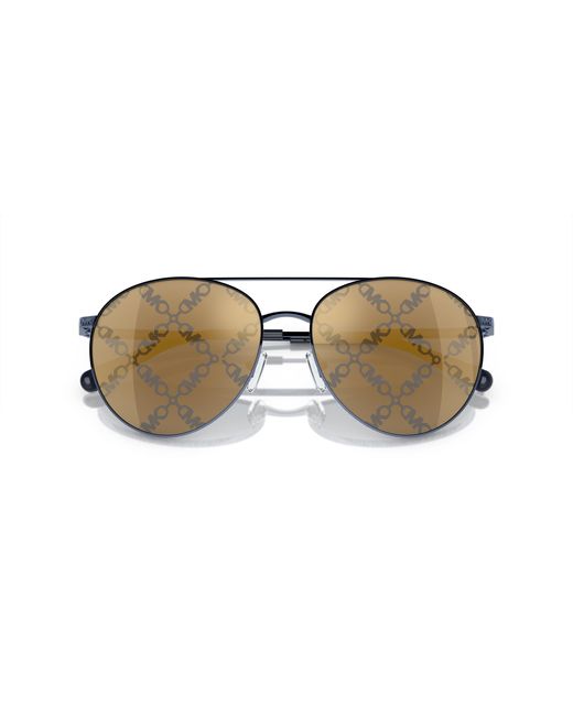 Michael Kors Black Mk1138 Arches 1895Am Sunglasses Metal Pilot Normal