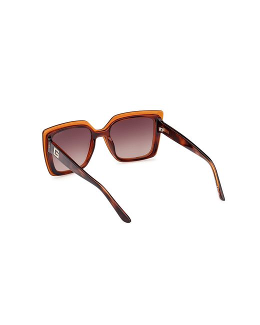 Guess Multicolor Gu7908 52F Sunglasses Injected Squared Normal Shaded