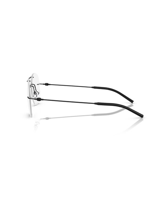 Moncler Black Me1003 1001 Optical Frames Steel Transparent Geometric Normal