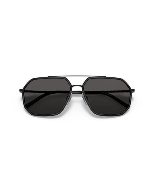 Dolce & Gabbana Black Dg2285 110687 Sunglasses Metal Pilot Normal for men