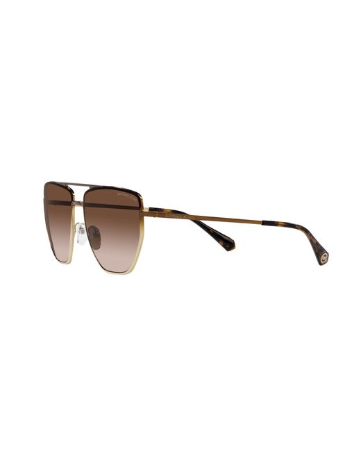 Michael Kors Black Mk1126 Paros 101413 Sunglasses Metal Pilot Normal Shaded