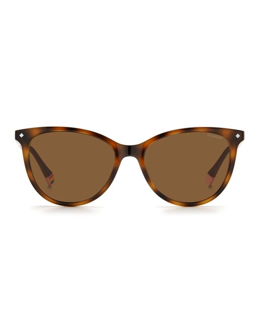 Polaroid Black Pld 6138/Cs 086/Sp Sunglasses Plastic Cat Eye Clip-On