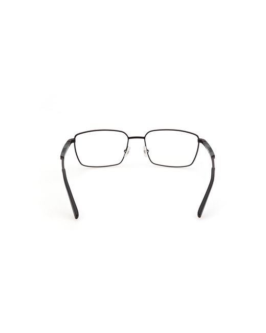 Timberland Black Tb50005 002 Optical Frames Metal Squared Normal for men