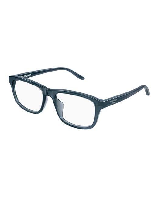 Balenciaga Black Bb0442Oa 007 Optical Frames Acetate Transparent Squared
