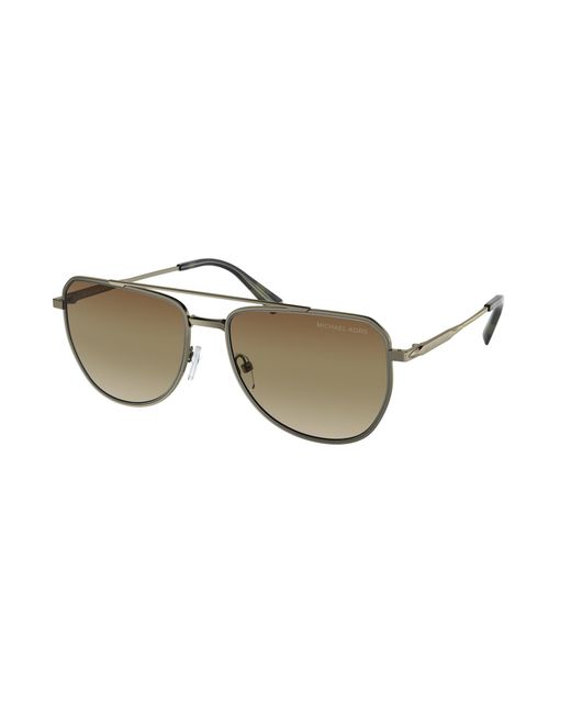 Michael Kors Black Mk1155 Whistler 1897Gl Sunglasses Metal Pilot Normal Shaded for men