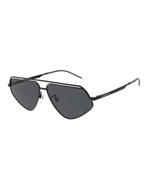 Emporio Armani Black Ea2126 300187 Sunglasses Metal Butterfly Normal for men