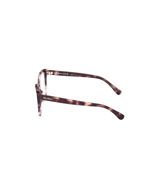 Max Mara Black Mm5085 055 Optical Frames Acetate Geometric Normal