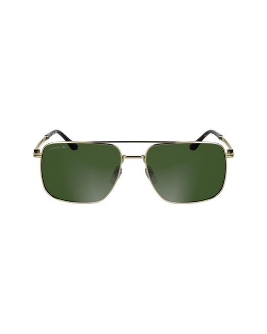 Lacoste Black L272S 714 Sunglasses Metal Squared Normal for men