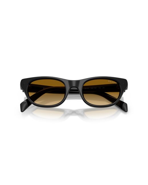 Prada Black Pr C08S 16K10X Sunglasses Acetate Cat Eye Normal Nuanced