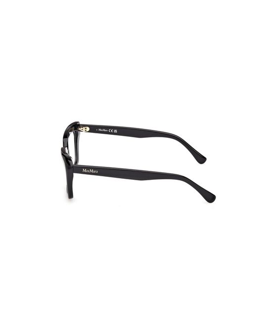 Max Mara Black Mm5210 001 Optical Frames Acetate Cat Eye Normal