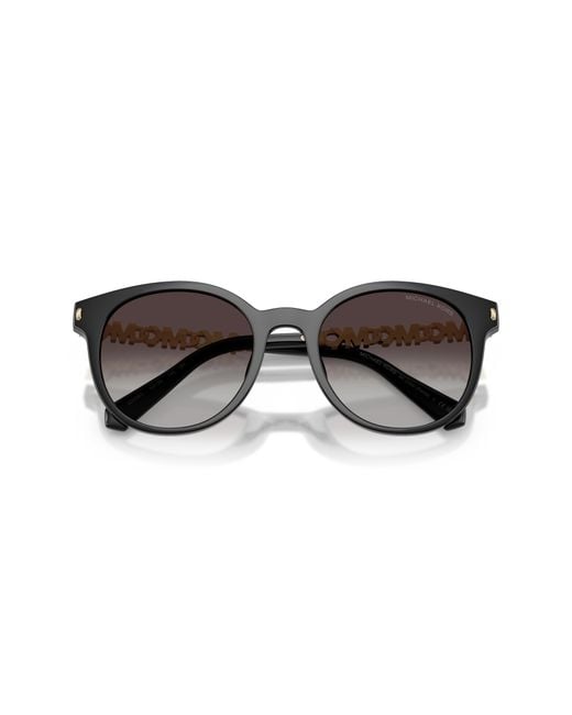 Michael Kors Black Mk2264U Pienza 30058G Sunglasses Injected Round Normal Shaded