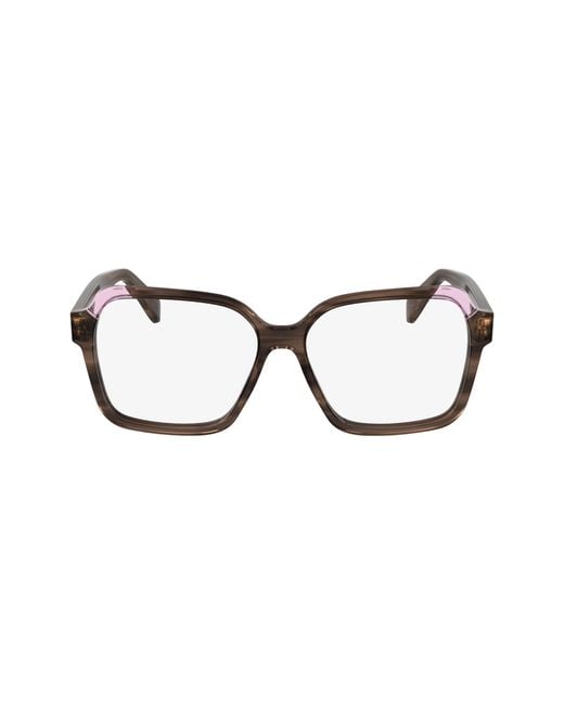 Longchamp Black Lo2763 657 Optical Frames Acetate Squared Normal