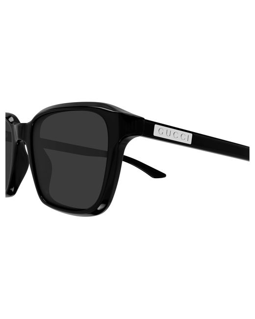 Gucci Black Gg2078S 001 Sunglasses Acetate Squared for men
