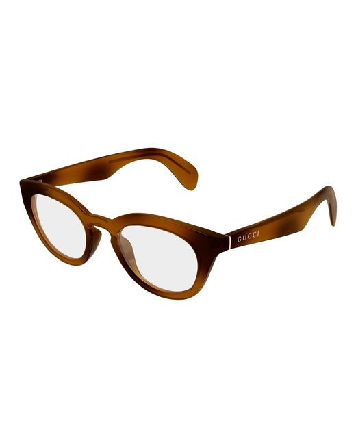Gucci Black Gg1934O 002 Optical Frames Injected Transparent Squared for men