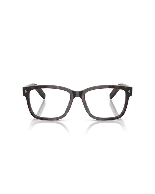 Prada Black Pr B10V 17N1O1 Optical Frames Acetate Squared Normal for men