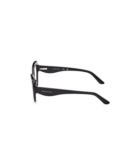 Guess Black Gm50039 001 Optical Frames Acetate Geometric Normal