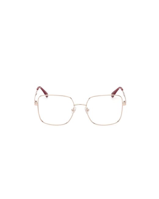 MAX&Co. Black Mo5057 028 Optical Frames Metal Squared Normal