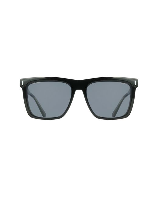 Calvin Klein Black Ck25530Mag-Set 001 Optical Frames Acetate Squared Normal for men