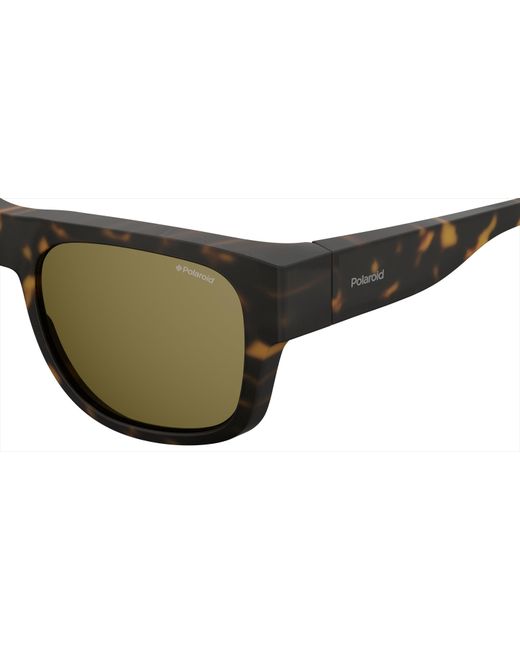 Polaroid Black Pld 9010/S N9P/Sp Sunglasses Plastic Squared Polarized
