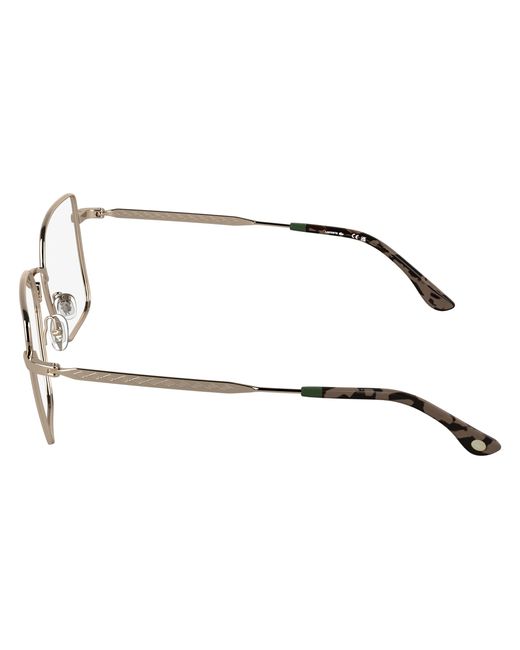 Lacoste Black L2316 714 Optical Frames Metal Squared Normal