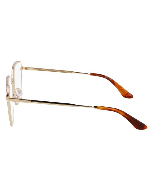 Calvin Klein Black Ck24105 718 Optical Frames Metal Squared Normal