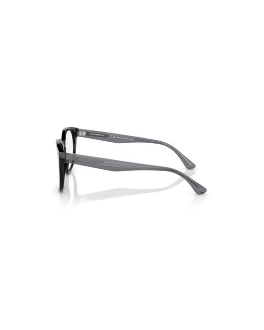 Emporio Armani Black Ea3207 5017 Optical Frames Plastic Pantos for men