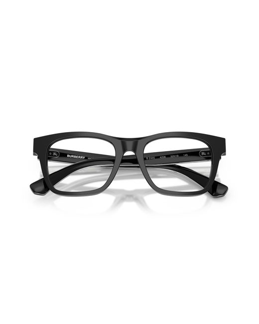 Burberry Black Be2445 4206 Optical Frames Acetate Squared Normal for men