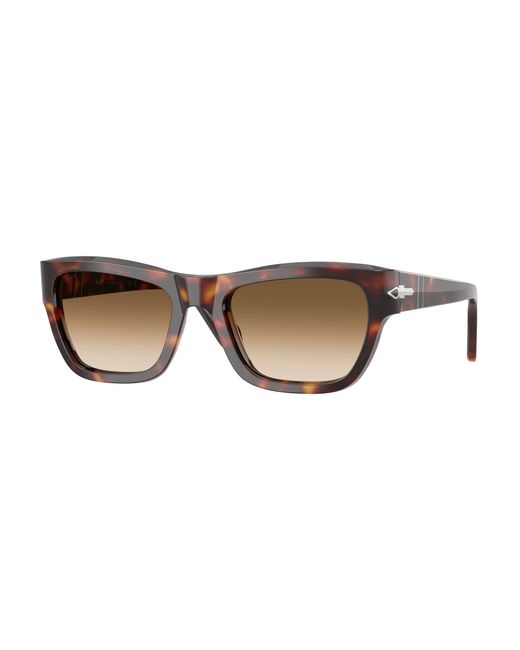 Persol Black Po0091S 24/51 Sunglasses Acetate Butterfly Normal Shaded
