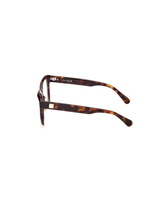 MAX&Co. Black Mo5204 052 Optical Frames Acetate Squared Normal