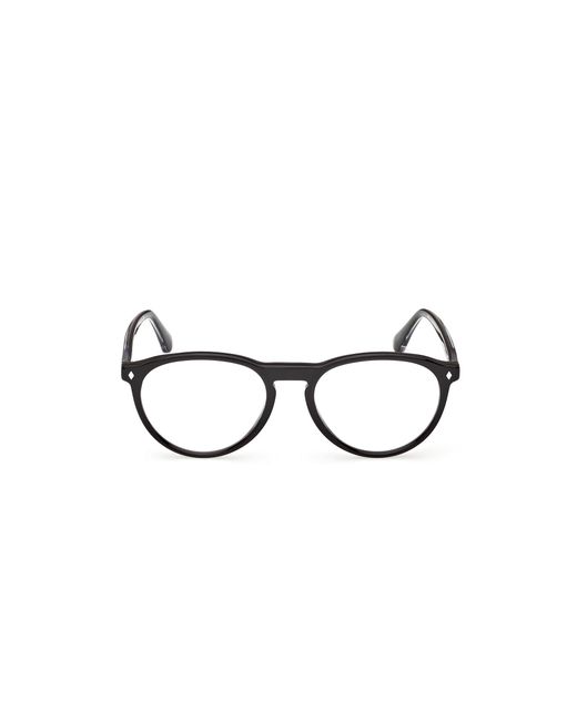Web Black We5474 005 Optical Frames Acetate Round Normal for men