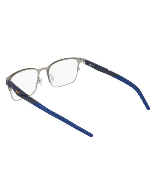 Nike Black 8185 410 Optical Frames Metal Squared Normal for men