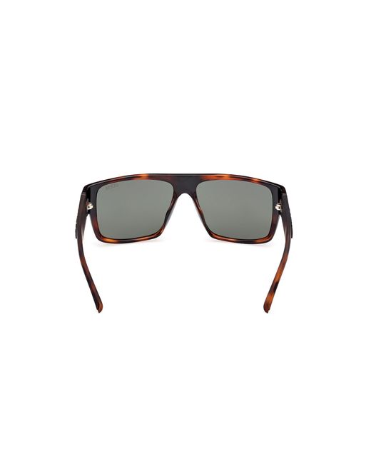 Guess Black Gu00165 52N Sunglasses Injected Squared Normal for men