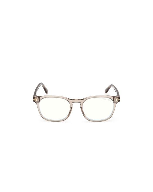 Tom Ford Black Ft5868-B 051 Optical Frames Acetate Squared Normal for men