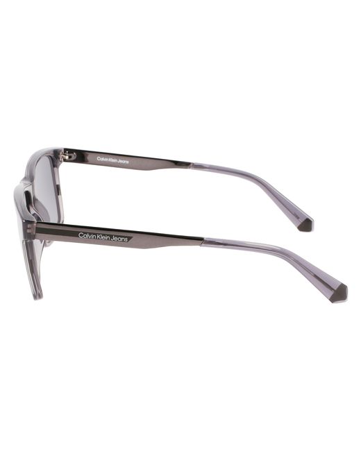 Calvin Klein Black Ckj21624S 050 Sunglasses Injected Squared Photochromatic Mirror for men