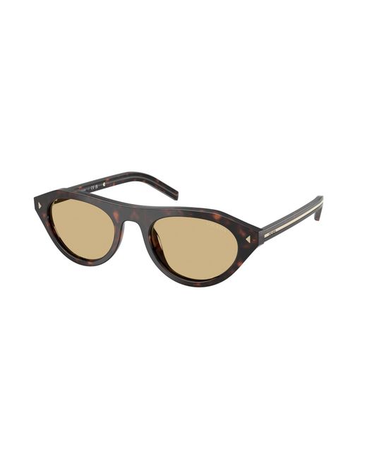 Prada Black Pr B15S 17N70R Sunglasses Acetate Geometric Normal