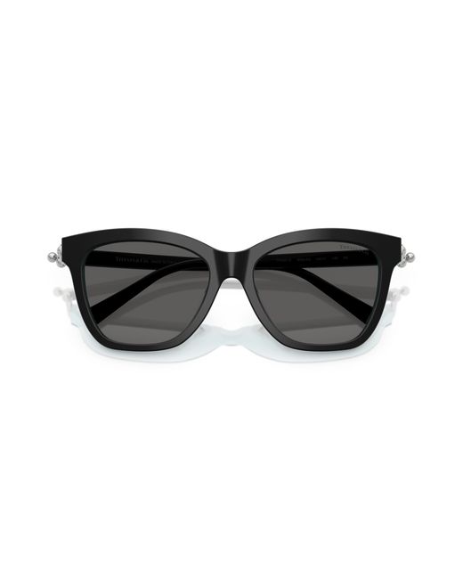 Tiffany & Co Black Tf4241D 8055S4 Sunglasses Acetate Squared Normal